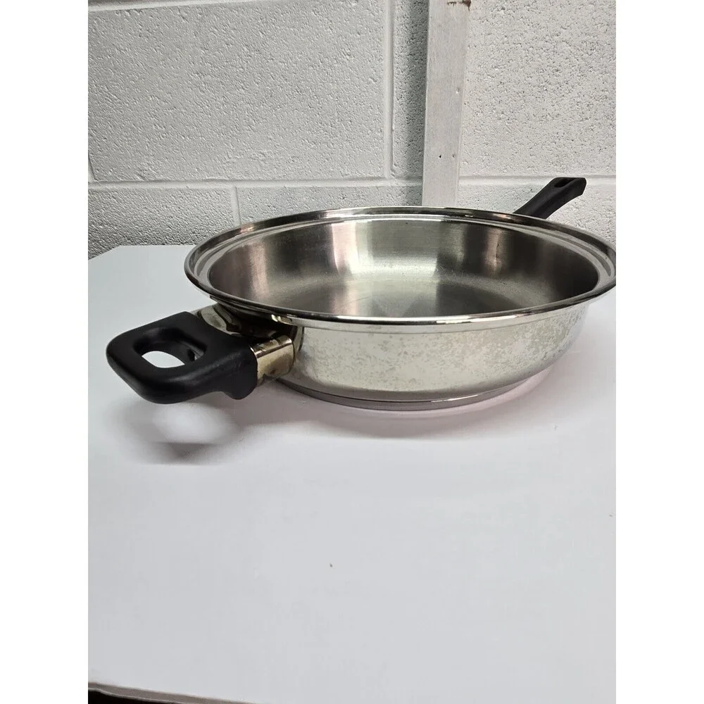 T304 Surgical Stainless Waterless Greaseless 11.5”Saute Pan